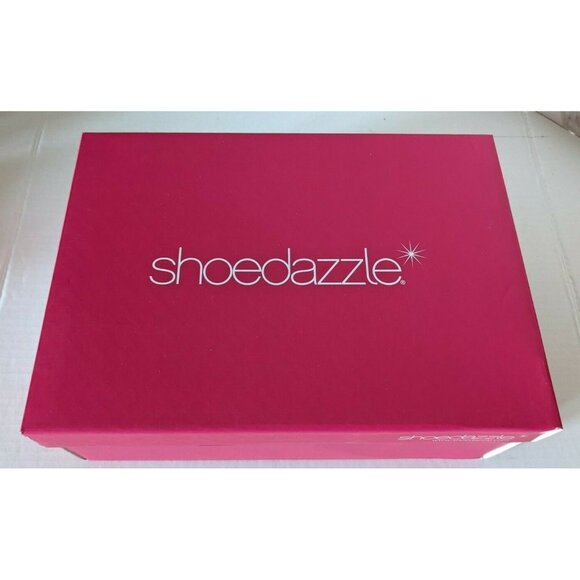 NIB Emiko Rhinestone Fuzzie Slide Women Sandals Flat Pink Faux Fur Buckle Size 9 - Picture 7 of 8